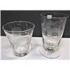 Image 2 : Cornflower Crystal Glasses - 11 Total - 5 Short, 6 Tall - See Images