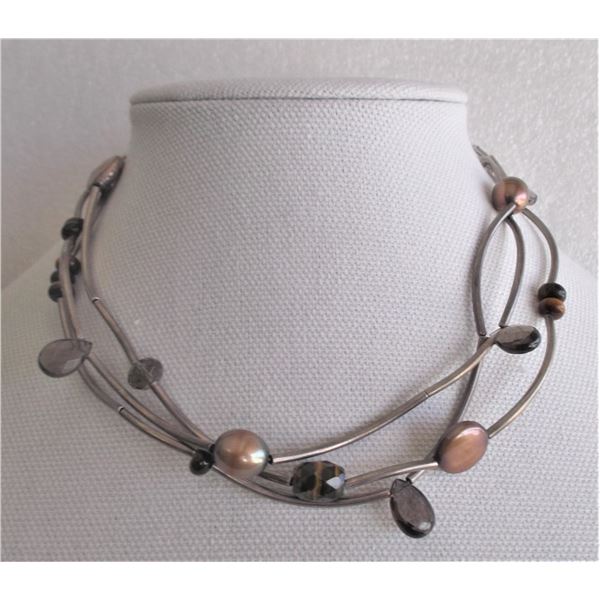 .925 Silver Silpada Smoky Quartz Necklace - N2264