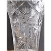 Image 2 : Pinwheel Lead Crystal Vase - Heavy