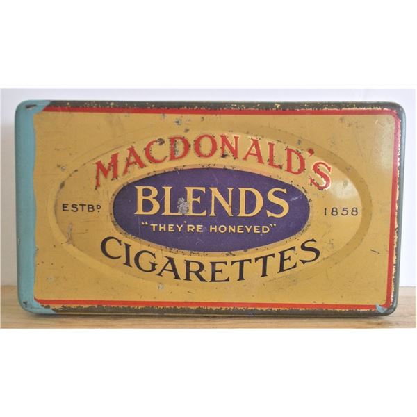 MacDonald's Blends Cigarettes Tin