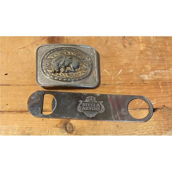 Belt Buckle and Bottle Cap Opener