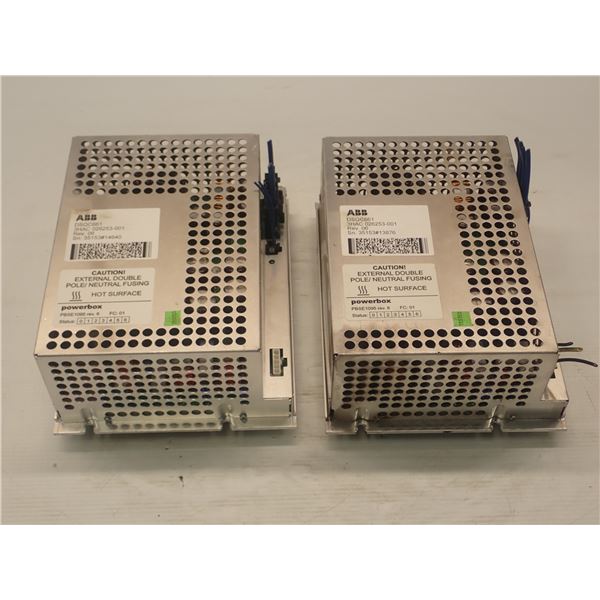 (2) ABB # DSQC661 3HAC 026253-001 Power Supplies