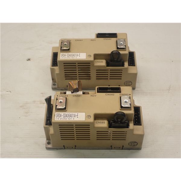 (2) Yaskawa # SRDA-SDA06A01A-E Amplifiers