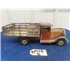 Image 1 : Metal Craft 1933 Pressed Metal Coke Delivery Truck  Very Rare with Advertisment on Stacker Rack " Us