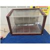 Image 1 : Store Counter Display Case of Wood & Plexiglass  up to 15" Tall x 19" Wide x 12" Deep