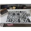 Image 1 : Approximately 150 Advertising Sign Letters  3.5" x 5.5"