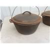 Image 2 : 2 Cast Iron Dutch Ovens