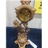 Image 3 : Brass Figurine Mantle Clock 12.5" Tall