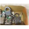 Image 2 : 7 Vintage Padlock with Keys