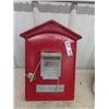 Image 1 : Metal Gamewell Fire Alarm Call Box with Key