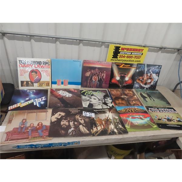 15 Records ; ZZ Top, CCR, the Guess Who, Blondie  plus others