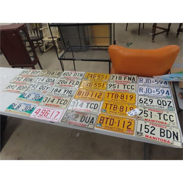 28 License Plates