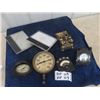 Image 1 : 7 Gauges ; Galvanometer, OHMS, Volts, Hydraulic  Pressure Brass Gauge