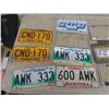 Image 3 : License Toppers, License Plates including  Winnipeg + Thunderbird