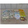 Image 1 : 15 License Plates; Motorcycle, Snowmobile, Bicycle  + Trailer & 6 Tags