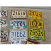 Image 2 : 15 License Plates; Motorcycle, Snowmobile, Bicycle  + Trailer & 6 Tags