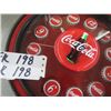 Image 2 : Coca-Cola Wall Clock  12" - Working Order