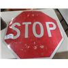 Image 2 : Traffic Stop Sign 30" Across & US Metal Gas Can