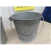 Image 2 : 3 Galvanized Pails with Handles- 2 Embossed CN