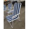 Image 2 : 5 New Outdoor Metal Folding Lawn Chairs