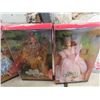 Image 2 : 70th Anniversary Wizard of Oz Collection; 3 Barbie  Series Dorothy, Dandy good Witch Glinda in Boxes