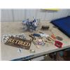 Image 1 : Bottle Openers, Waitress Coin Counter, Patches,  License Plates