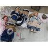 Image 2 : Porcelain Dolls , 12 other Play Dolls including  Marge Simpson