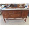 Image 1 : Buffet with Fitted Glass Top 38" x 60" x 22"