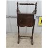 Image 1 : Walnut Smoker Stand 30" x 13" x 9.5"