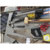 Image 2 : Carpentry Tools; Saw, Level, Hammer, Bike Tire Pump plus more