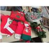 Image 1 : Christmas Decorations; Lights, Wreaths, Many Stockings plus more