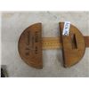 Image 2 : Vintage BF Goodrich Wooden Belt Measuring Tool