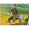 Image 2 : Native Paiting on Canvas by A W Bear 23" x 29"