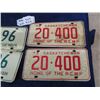 Image 3 : 4 Saskatchewan License Plates- 1974 & 1973 RCMP