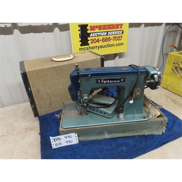 Ford Sewing Machine Ford Deluxe Portable Electric Sewing Machine