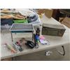 Image 1 : Military Ammo Box, Security Flashlight, Sunglasses Lantern & Grill