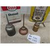 Image 2 : Esso Chain Oil 1 Gal Can, Peerless Brake Fluid 1Gal Can, Oil Squirt Cans