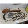 Image 1 : Repurposed Metal; Stove, Scoops plus others
