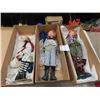 Image 1 : 3 Dolls in Boxes; Zwergnase - 2) Porcelain 30" 1)  26"