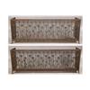 Image 1 : PAIR OF VINTAGE WROUGHT IRON WINDOW BOXES
