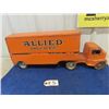 Image 5 : Pressed Metal Tonka Toys Allied Semi Truck &  Trailer 22"x 9" x 6"