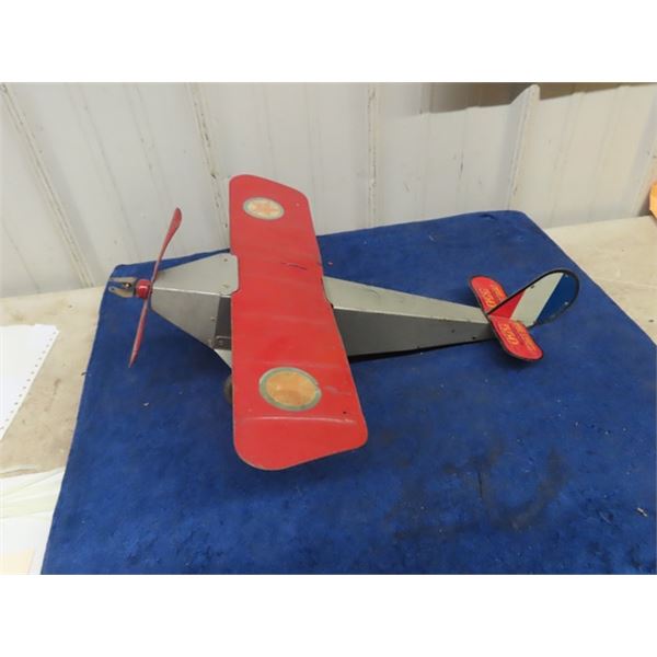 Empire Express Monoplane 550 Metal Made in  USA 20" x 18"