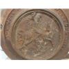 Image 2 : The John Abella E & M Works Co Limited Cast Fire  Box Medieval Knight  Embossed Casting 27" Across