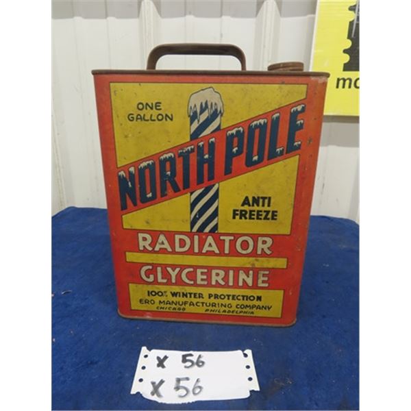 North Pole Anti Freeze Tin 1 Gal