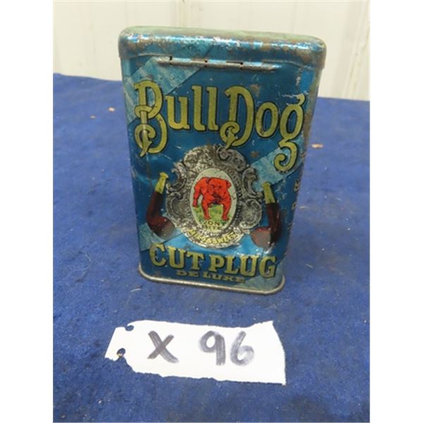 Bulldog Cut Plug Tobacco Deluxe Pocket Tin