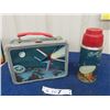Image 3 : Metal 'Thermos'' Space Themed Lunch Kit + Thermos