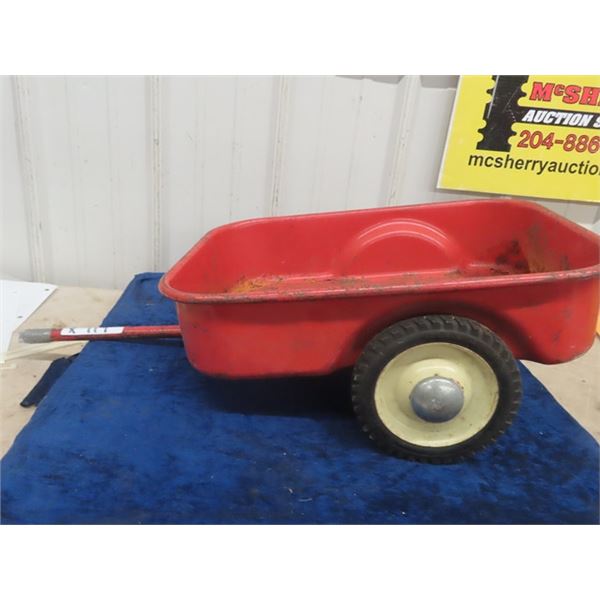 Metal International Pedal Tractor Wagon