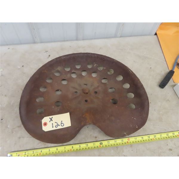 Massey Harris Tin Seat