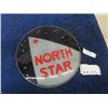 Image 1 : North Star Lens for a Gas Pump Globe - cracked  in 2 pieces