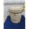 Image 1 : Medalta 5 Gal Crock with Lid- some chips